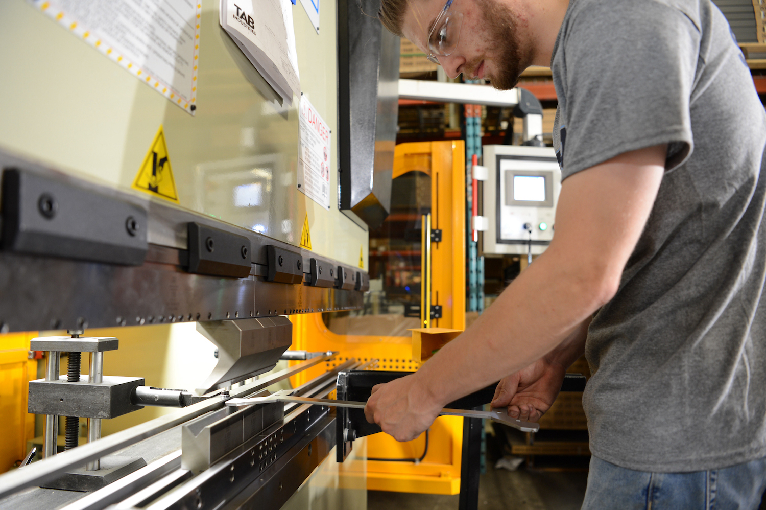 Press Brake at TAB Industries