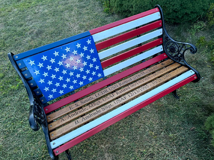 Metal Fabricator Helps Custom Bench Manufacturer Honor First Responders, U.S. Military Service Personnel